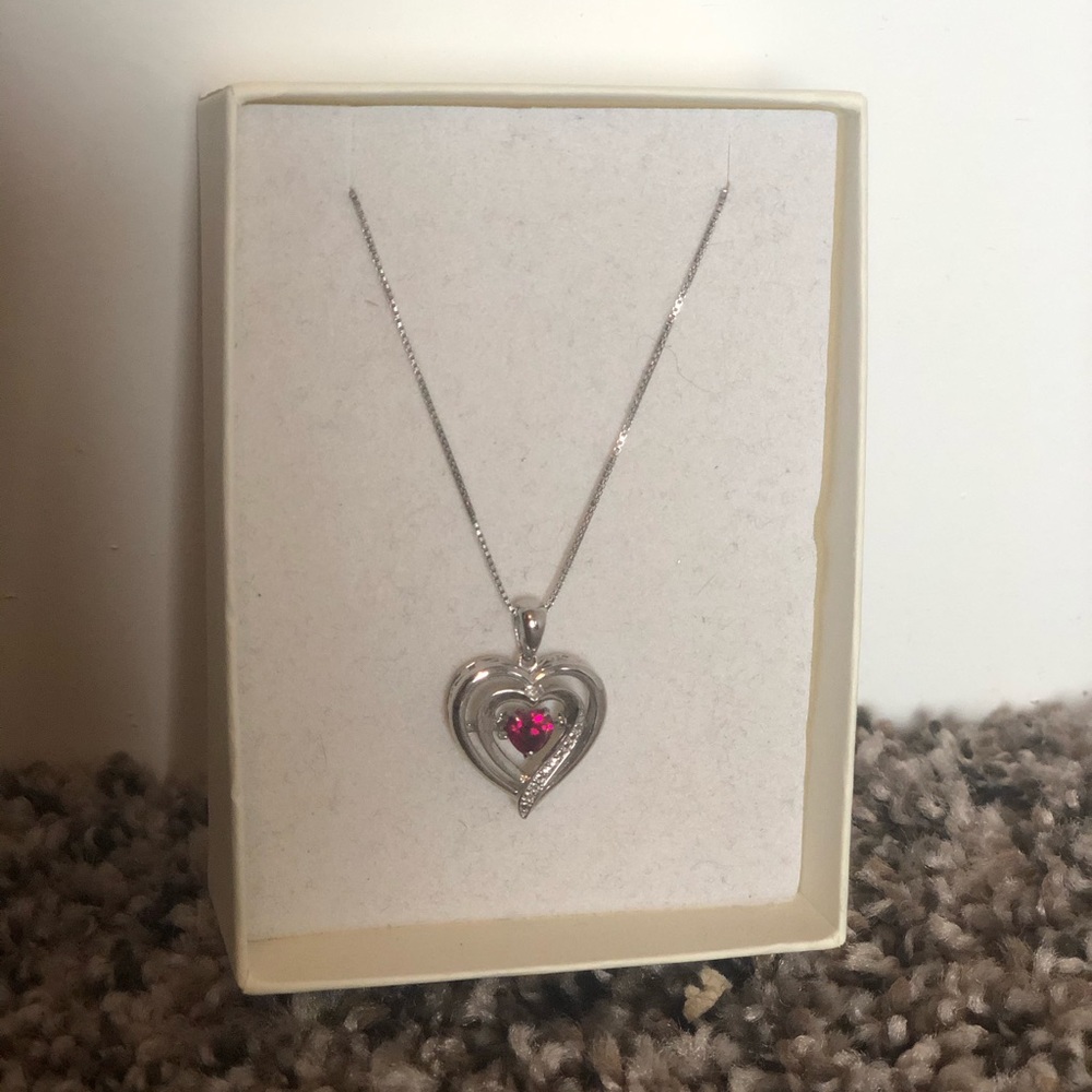 Floating Heart Necklace